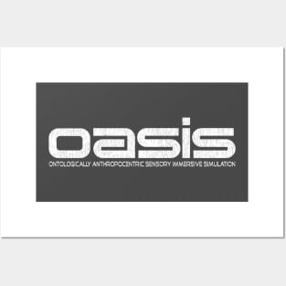 OASIS (Ready Player One, Halliday, Anorak, White) Posters and Art